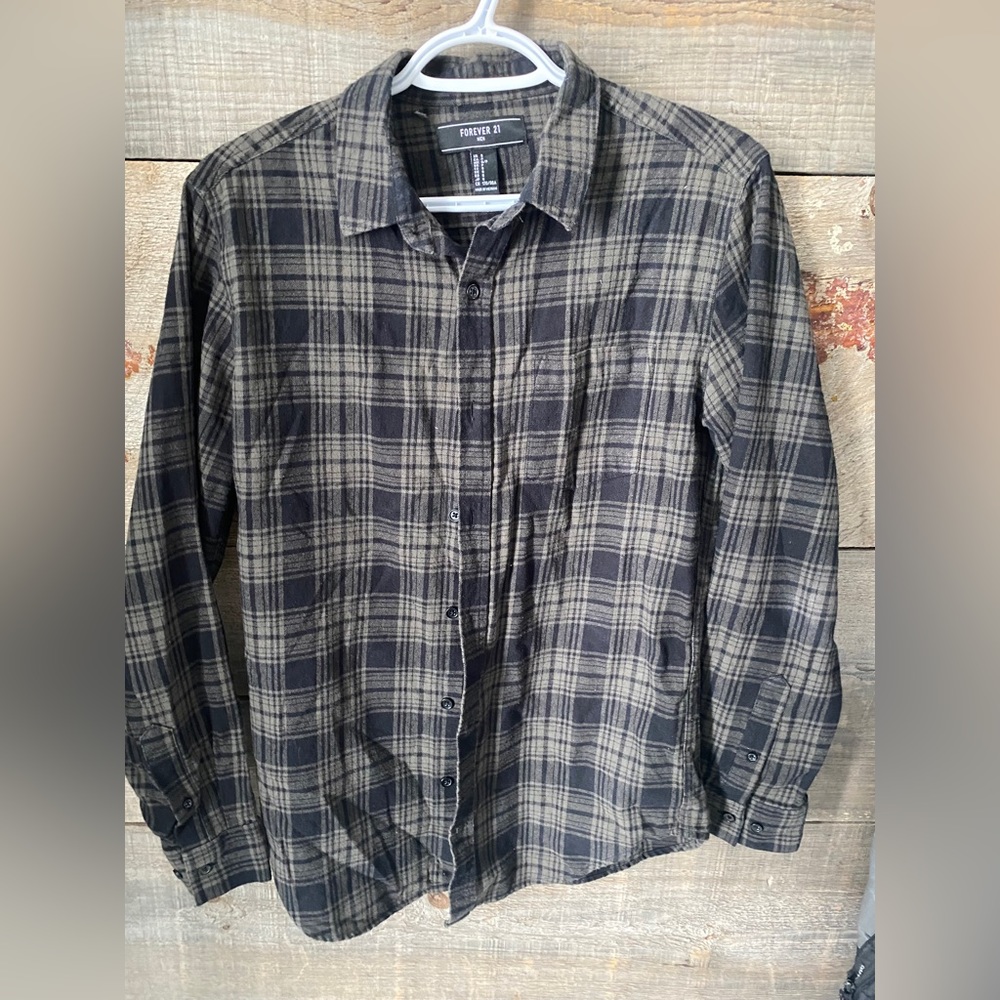 Forever 21 black flannel